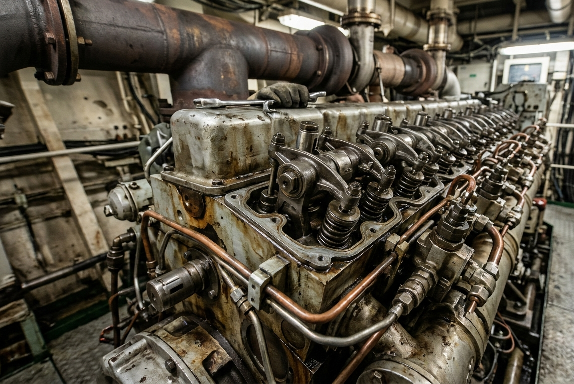 Industrial Ship Engine